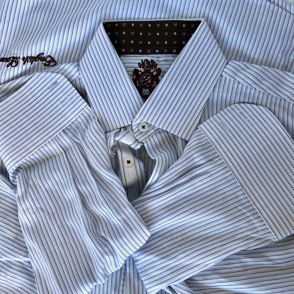 English Laundry long sleeve striped shirt